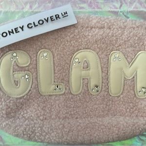 New Stoney Clover Lane Rose Sherpa Small Pouch